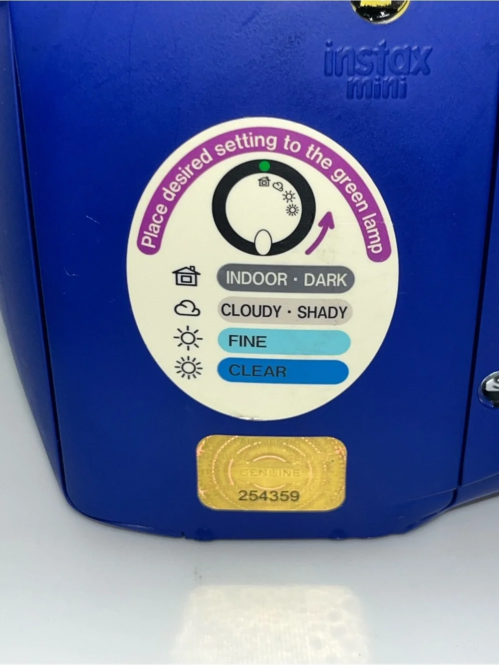 FUJIFILM Instax Mini 7S Blue Instant Print Film Camera: Works 100%